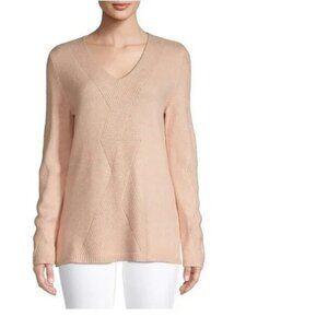 Calvin Klein V-Neck Stitch Tunic Sweater